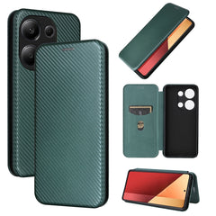 Funda de cuero con textura de fibra de carbo...