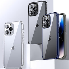 Funda transparente para teléfono PC + TPU co...