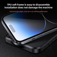 Funda transparente para teléfono PC + TPU co...