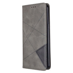 Estuche de cuero magnético con tapa horizont...