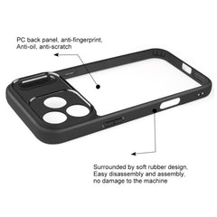 TPU esmerilado + caja de teléfono transparen...