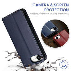 Fierre Shann PU Funda de teléfono con textur...