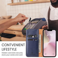 Fierre Shann PU Funda de teléfono con textur...