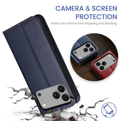 Fierre Shann PU Funda de teléfono con textur...