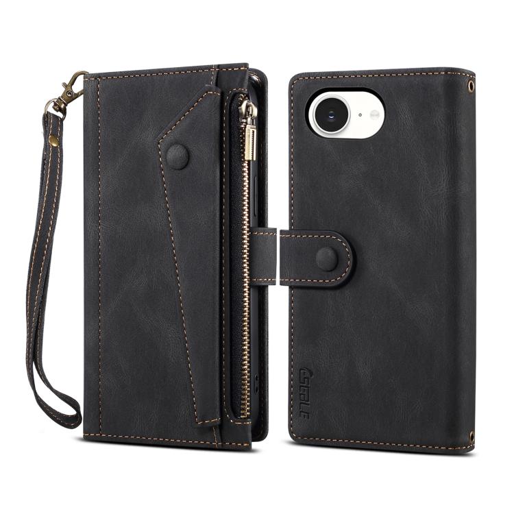 ESEBLE Retro Frosted RFID Funda de cuero con...