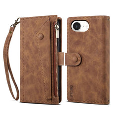 ESEBLE Retro Frosted RFID Funda de cuero con...