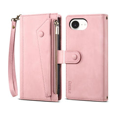 ESEBLE Retro Frosted RFID Funda de cuero con...