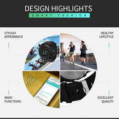 Reloj inteligente Bluetooth luminoso SPOVAN PR1