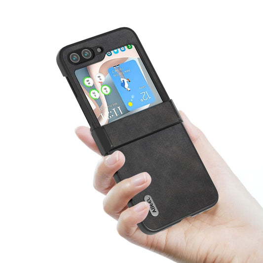 ABEEL Estuche para teléfono de PU con textur...
