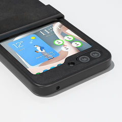 ABEEL Estuche para teléfono de PU con textur...