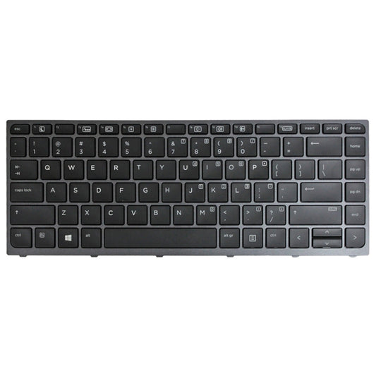 Marco gris Versión de EE. UU. Teclado retroi...