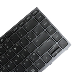 Marco gris Versión de EE. UU. Teclado retroi...