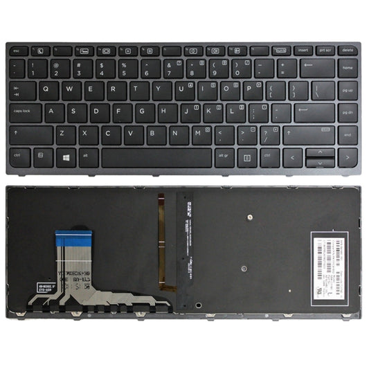 Marco gris Versión de EE. UU. Teclado retroi...