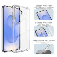 Caja de teléfono de TPU transparente a prueb...