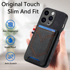 Estuche para teléfono de piel de cuero con t...
