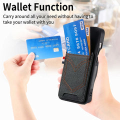 Estuche para teléfono de piel de cuero con t...