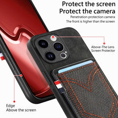 Estuche para teléfono de piel de cuero con t...