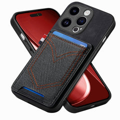 Estuche para teléfono de piel de cuero con t...