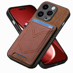 Estuche para teléfono de piel de cuero con t...
