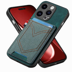 Estuche para teléfono de piel de cuero con t...