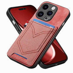 Estuche para teléfono de piel de cuero con t...
