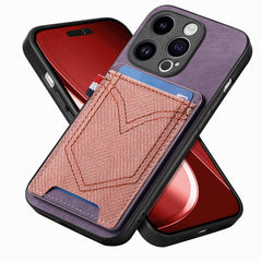 Estuche para teléfono de piel de cuero con t...