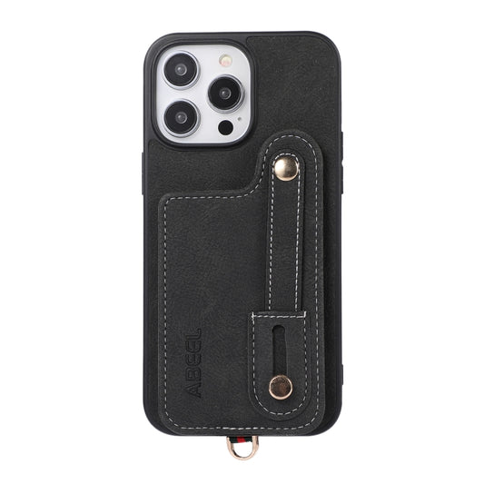 ABEEL Litchi Texture Card Bag PU Funda para ...
