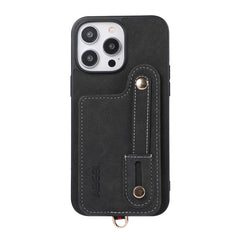 ABEEL Litchi Texture Card Bag PU Funda para ...