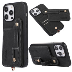 ABEEL Litchi Texture Card Bag PU Funda para ...