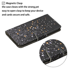 Estuche para teléfono de cuero con tapa de d...