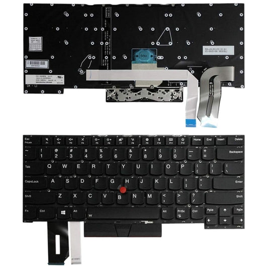 Teclado de computadora portátil con retroilu...