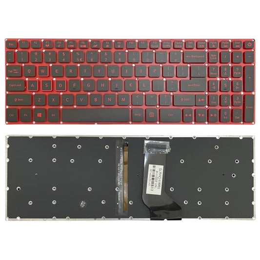 Versión de EE. UU. Teclado retroiluminado ro...