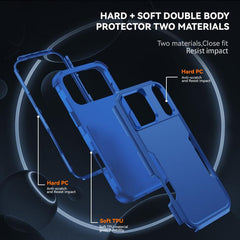 Funda para teléfono TPU + PC a prueba de gol...