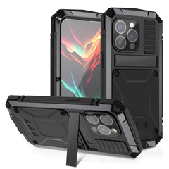 R-JUST Caja de teléfono de silicona y metal ...