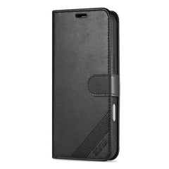 AZNS Estuche para teléfono de cuero con text...