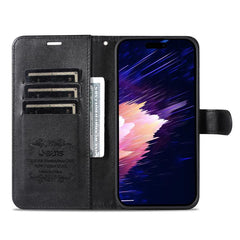 AZNS Estuche para teléfono de cuero con text...