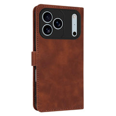 AZNS Skin Feel Calf Texture Flip Funda de cu...