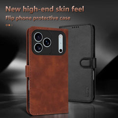 AZNS Skin Feel Calf Texture Flip Funda de cu...