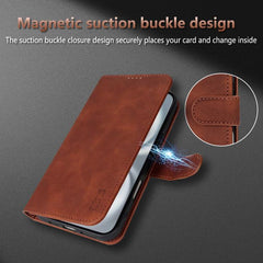 AZNS Skin Feel Calf Texture Flip Funda de cu...