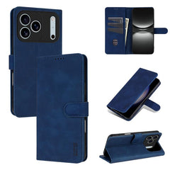 AZNS Skin Feel Calf Texture Flip Funda de cu...