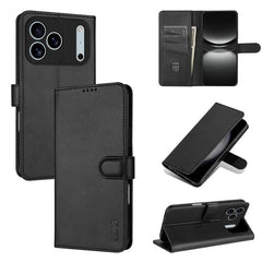 AZNS Skin Feel Calf Texture Flip Funda de cu...