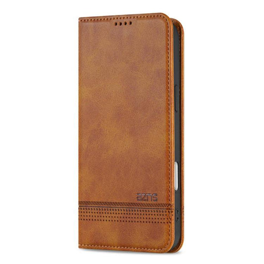 AZNS Funda de cuero con tapa magnética con t...