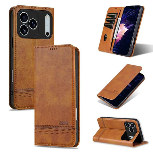 AZNS Funda de cuero con tapa magnética con t...