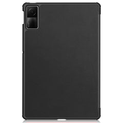 Estuche para tableta de cuero con tres plieg...
