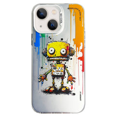 Caja del teléfono de la pintura al óleo anim...