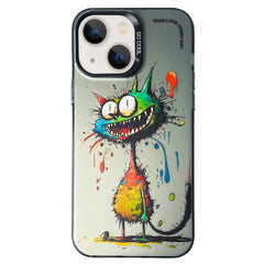 Caja del teléfono de la pintura al óleo anim...