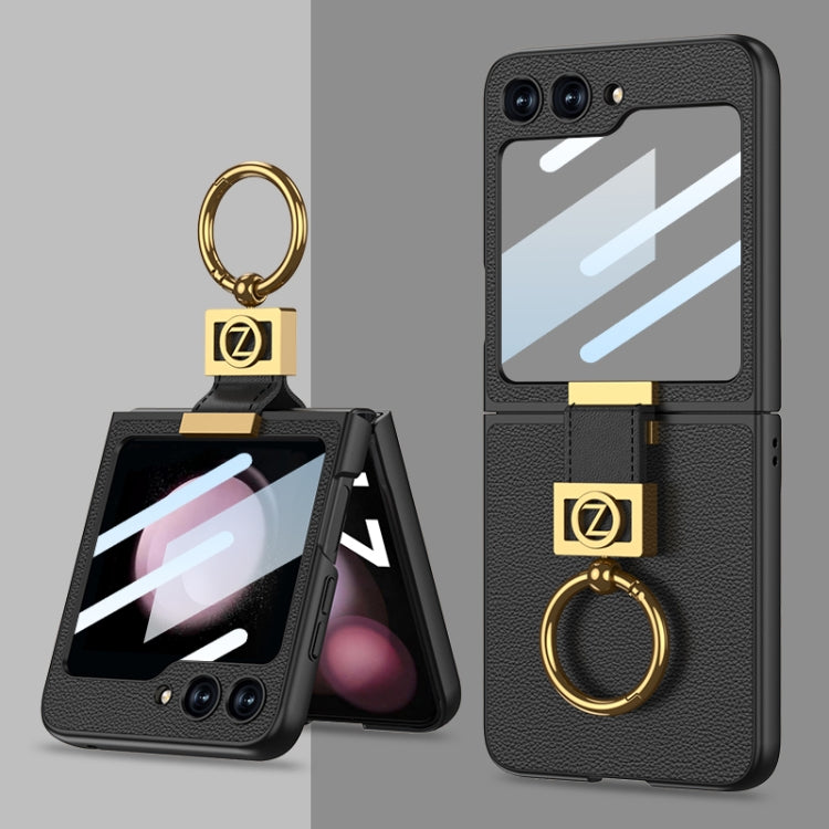 Estuche para teléfono de cuero con soporte d...