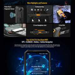 Ulefone Armor X13, teléfono resistente IP68/...