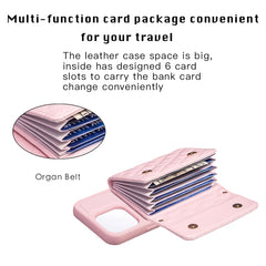 Estuche para teléfono de cuero rómbico tipo ...