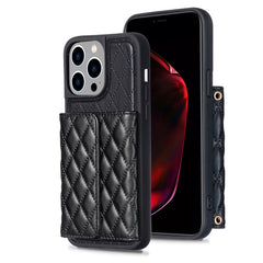 Estuche para teléfono de cuero rómbico tipo ...